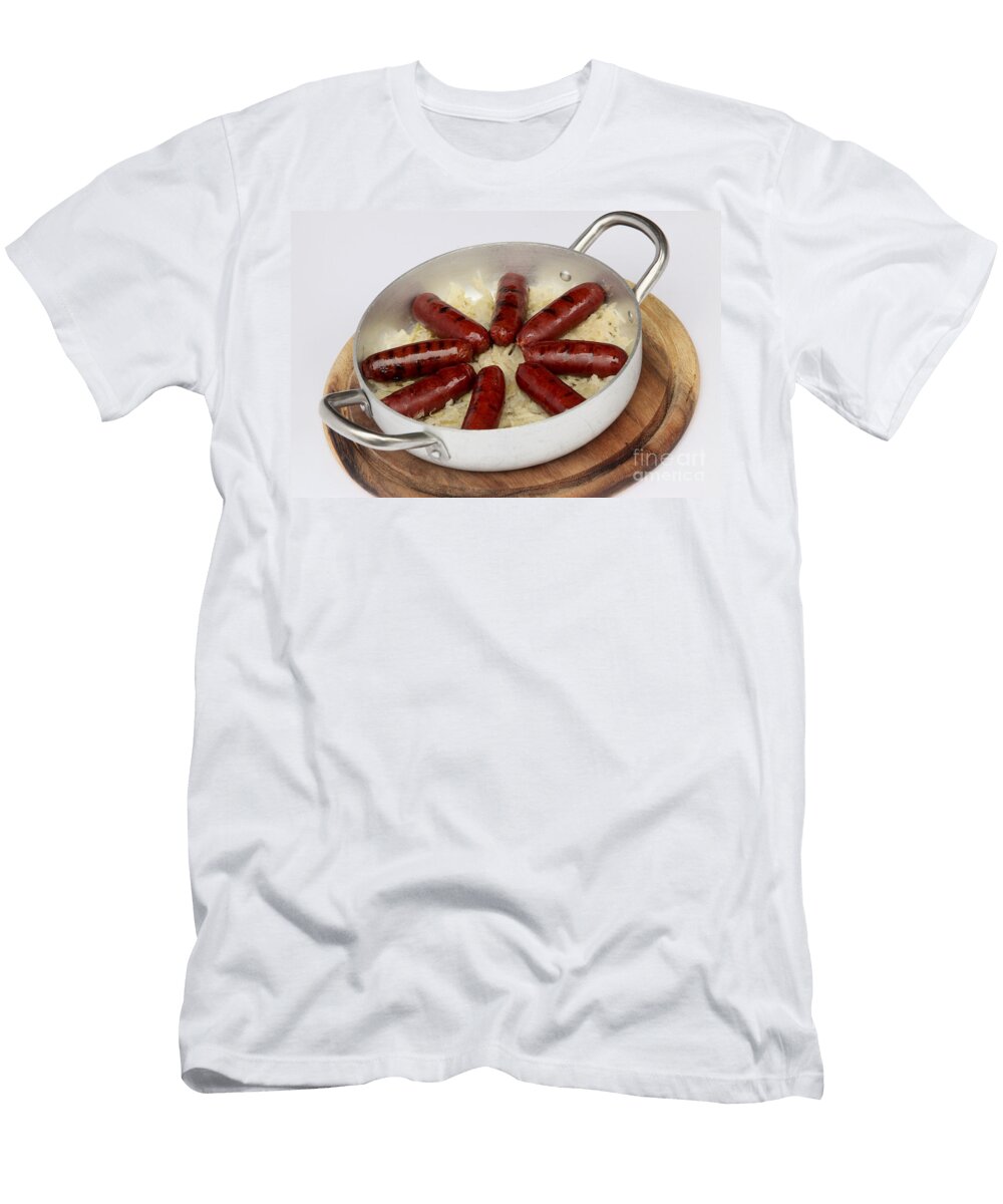 Sausages with Sauerkraut Photostock Israel T-Shirt