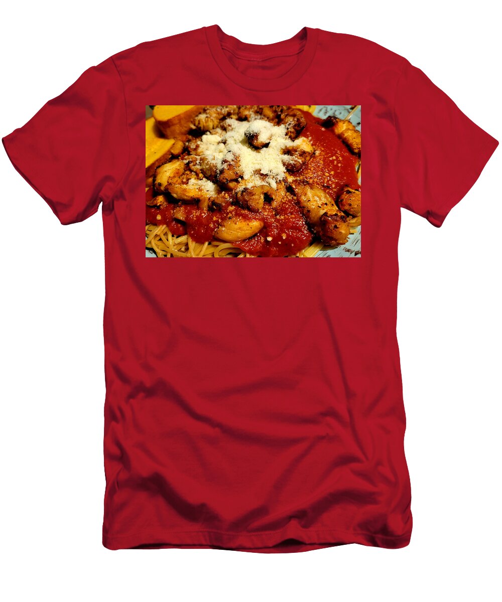 Savory Chicken Parmesan Pasta Scott Van Osdol T-Shirt