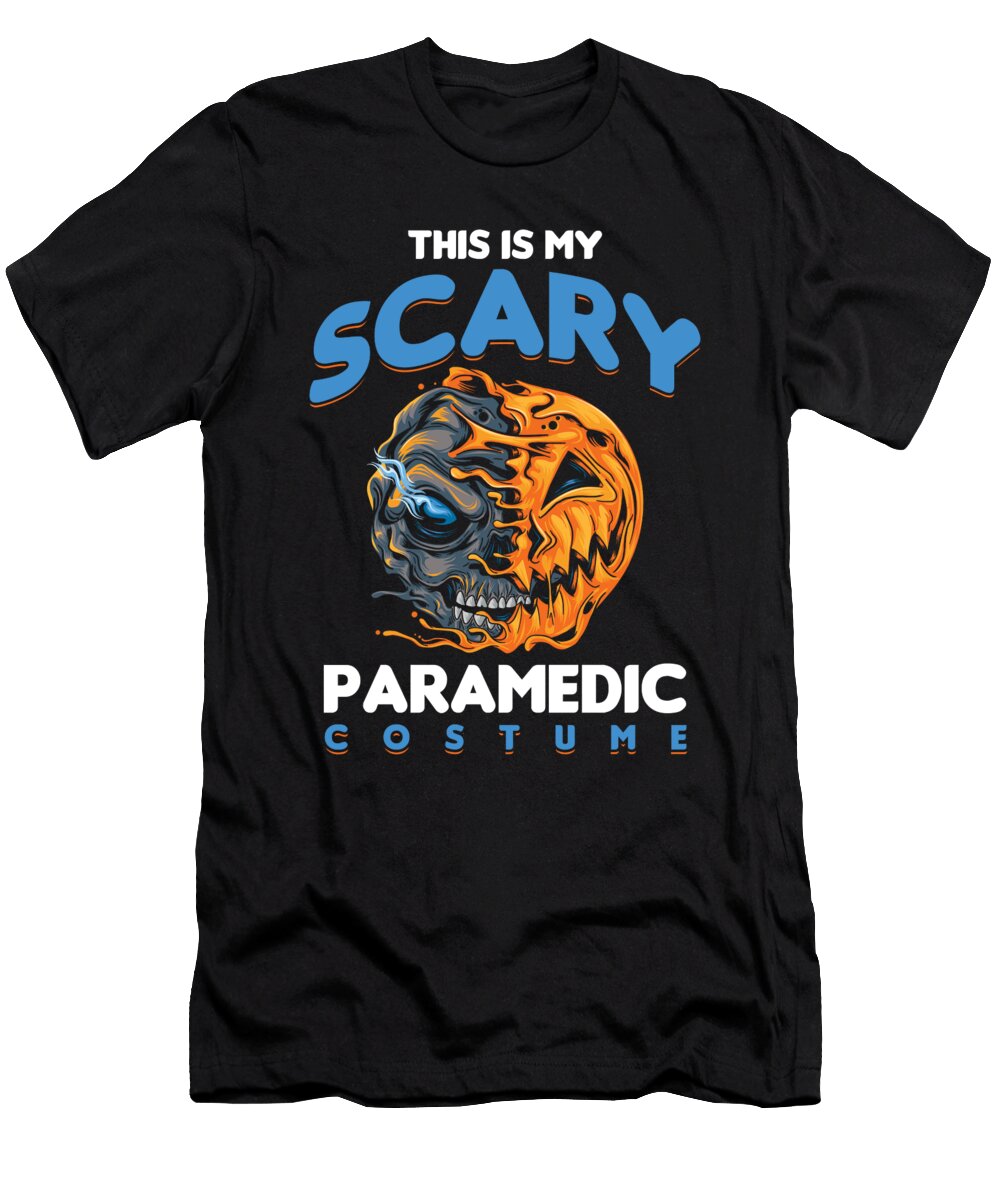 Scary Paramedic Costume Halloween 2020 Skull Gift Thomas Larch T-Shirt