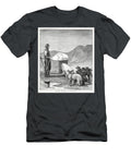 Schneider Hauling Ice with the Puppy Team American School T-Shirt