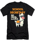 School Secretary No Probllama Alpaca Lover Llama Admin Grover Mcclure T-Shirt