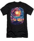 Screaming Sun Earth Peril Doris Santiago Art T-Shirt