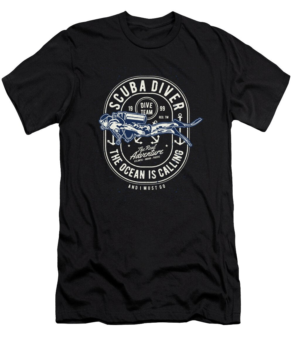 Scuba Diver Dive Team Jacob Zelazny T-Shirt