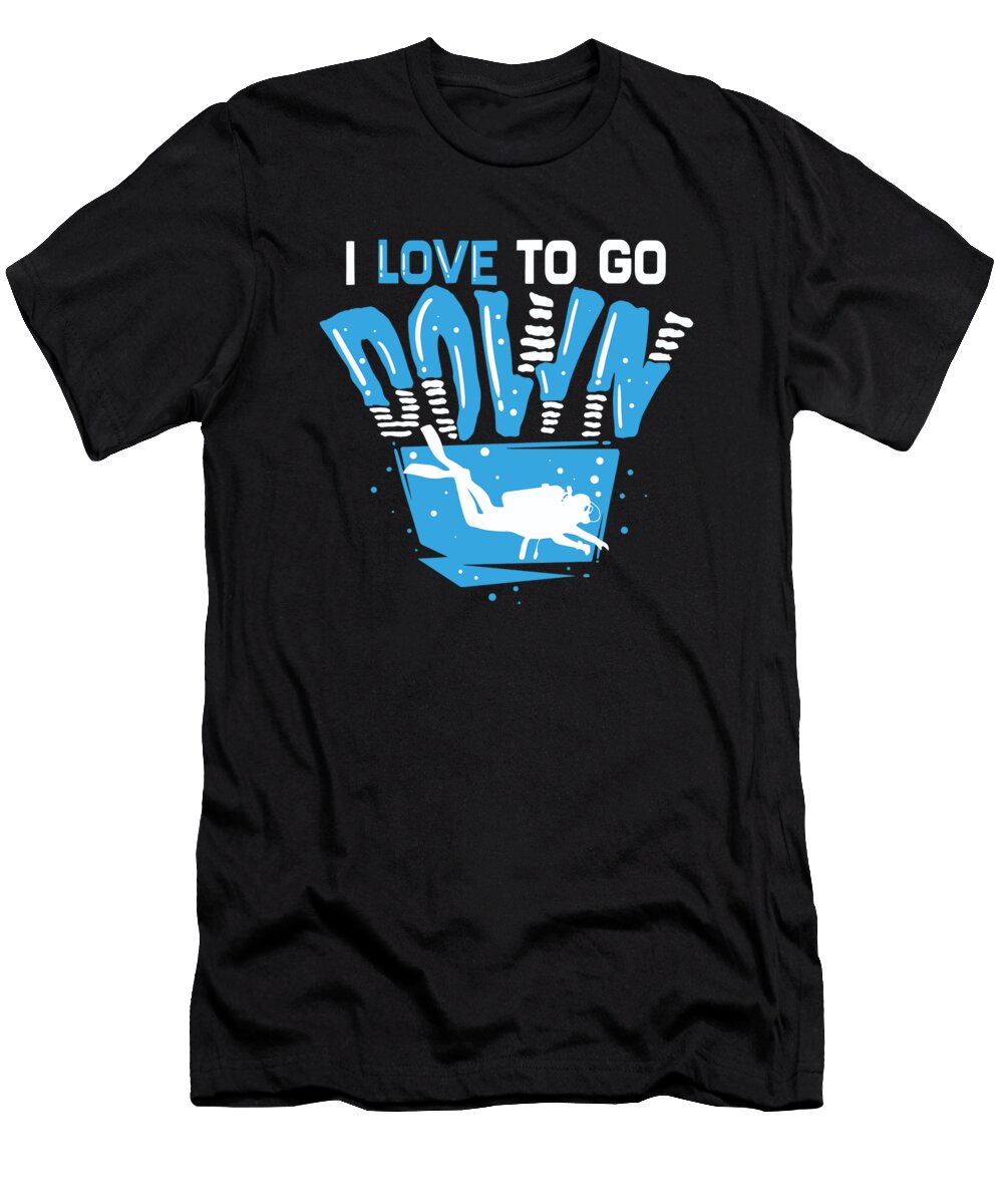 Scuba Diver Diving Britta Zehm T-Shirt