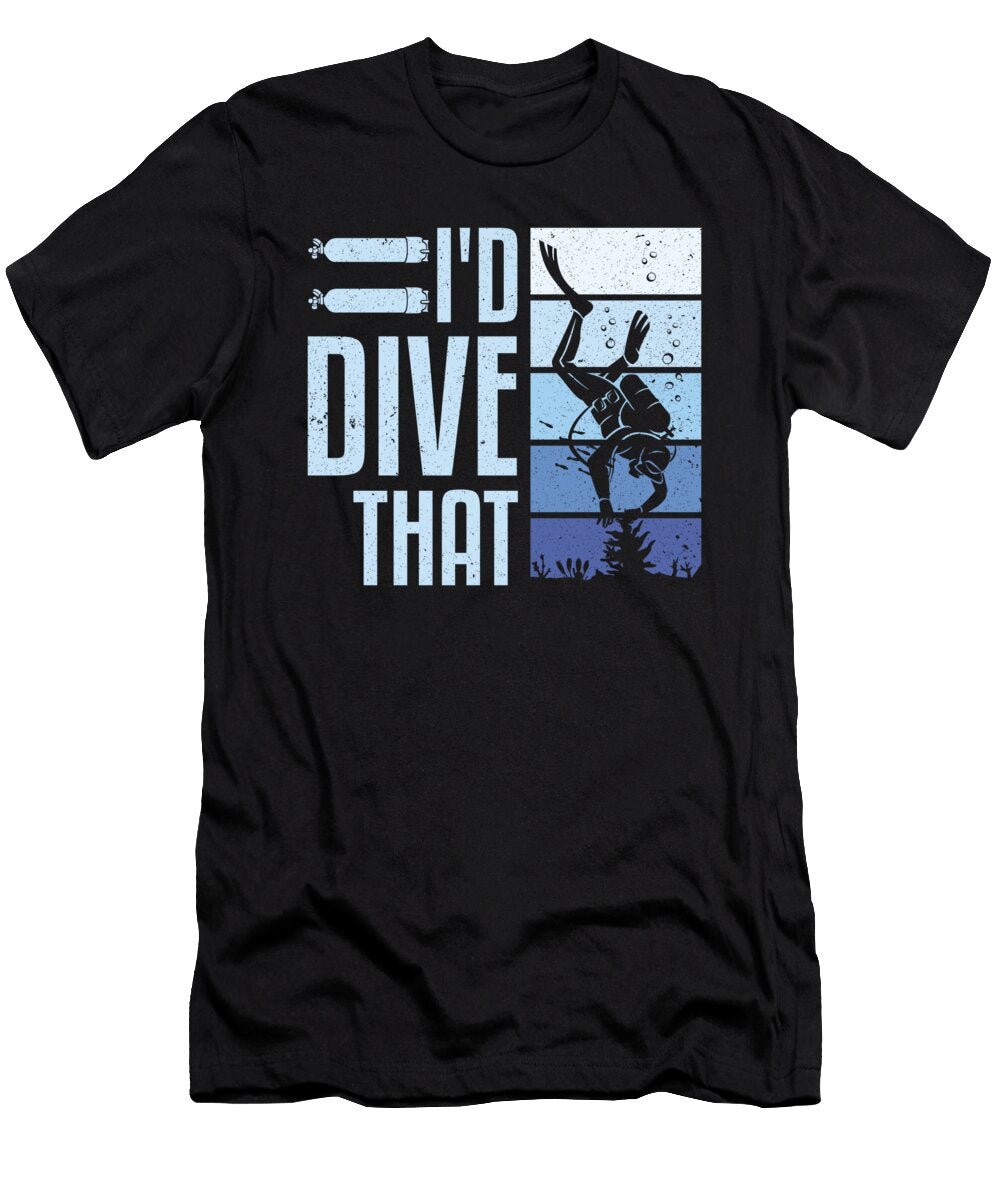 Scuba Diver Id Dive That Scuba Diving Colorfulsnow T-Shirt
