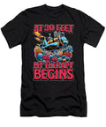 Scuba Diving At 30 Feet My Therapy Begins Swimmer Tshirtconcepts Marvin Poppe T-Shirt
