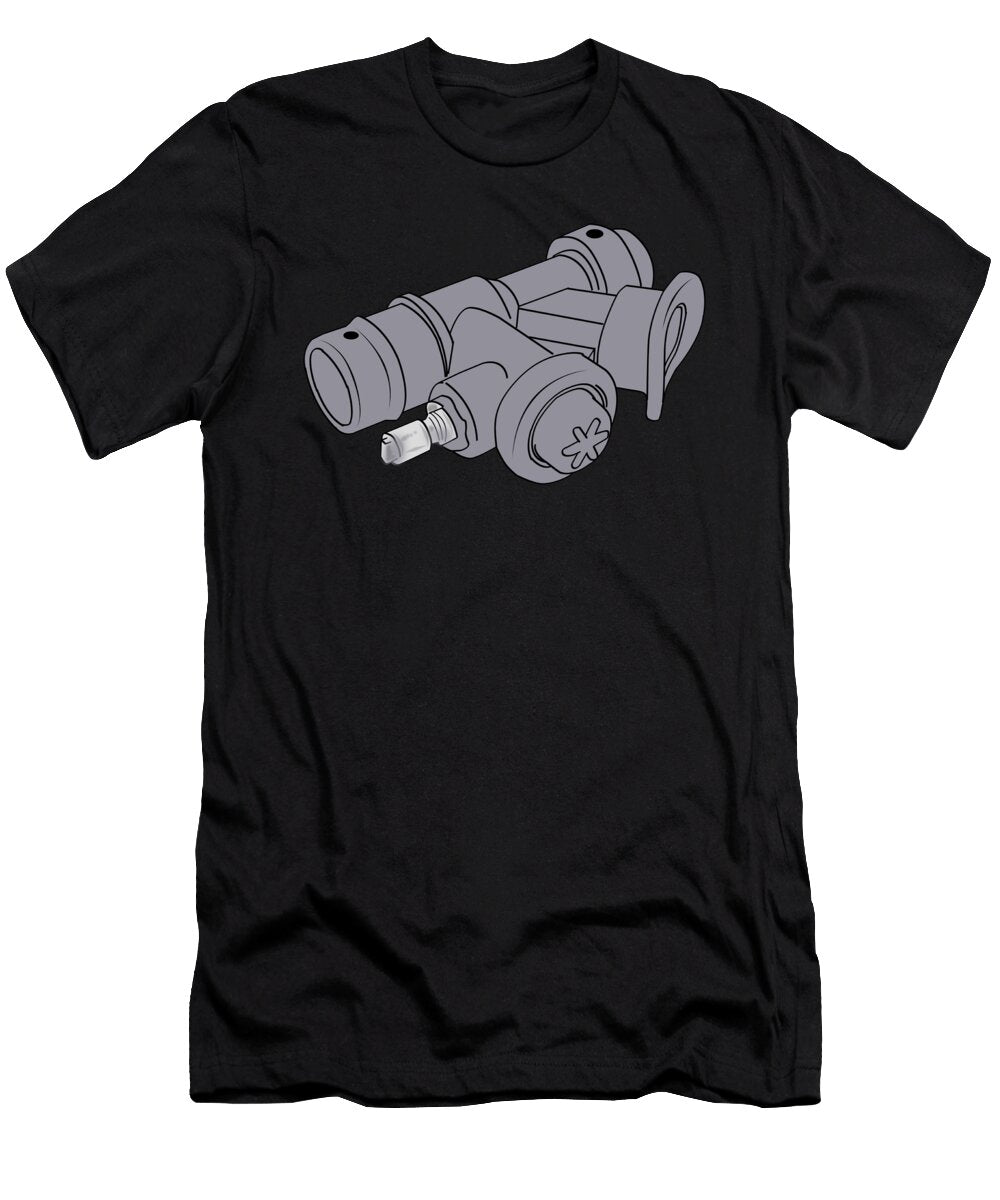 Scuba Diving Bc Power Inflator Ocean Diver Gift Muc Designs T-Shirt