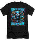 Scuba Diving Born to Breath Underwater Swimming Tshirtconcepts Marvin Poppe T-Shirt