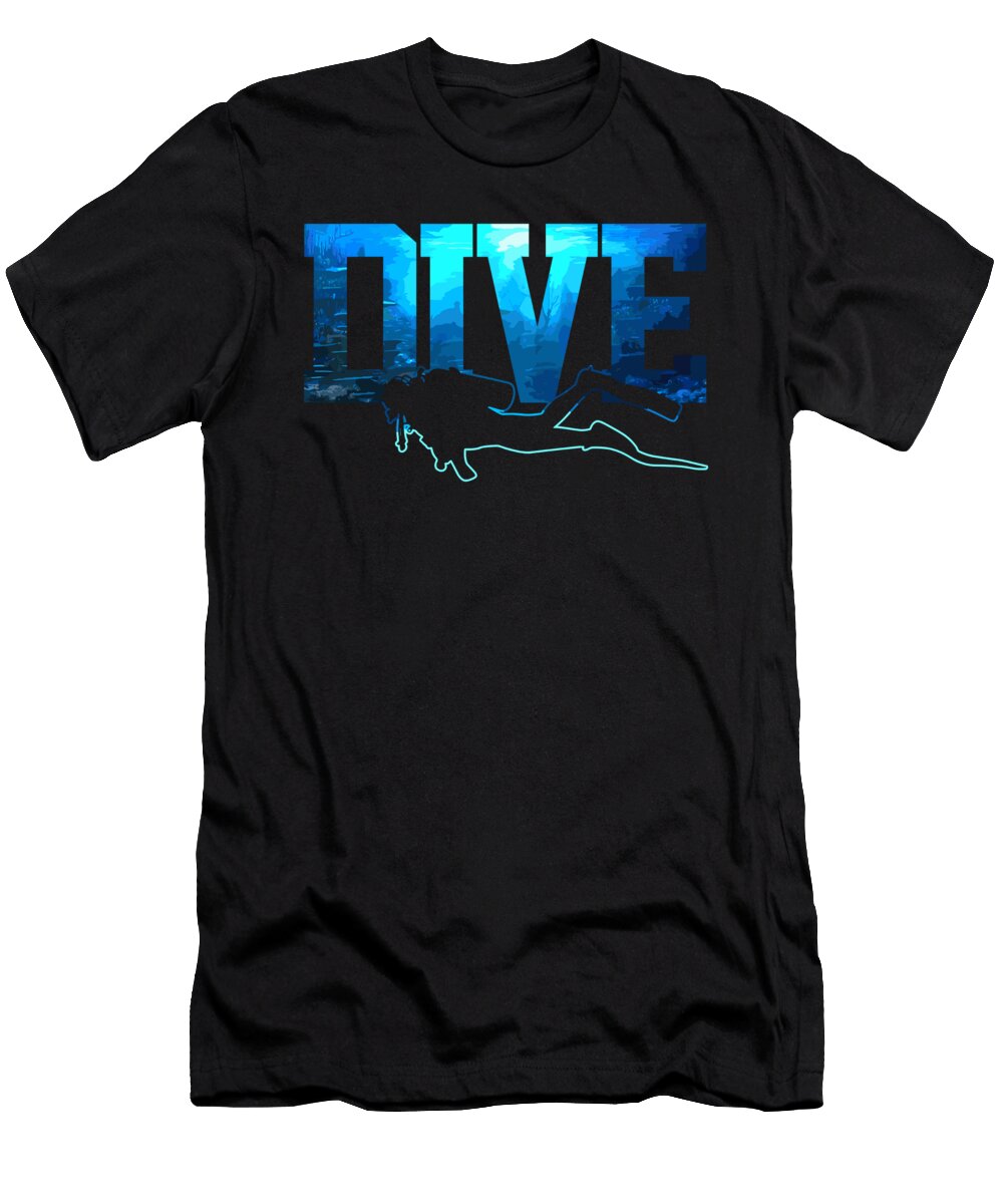 Scuba Diving Dive Ocean Scuba Diver Gift 1 T-Shirt
