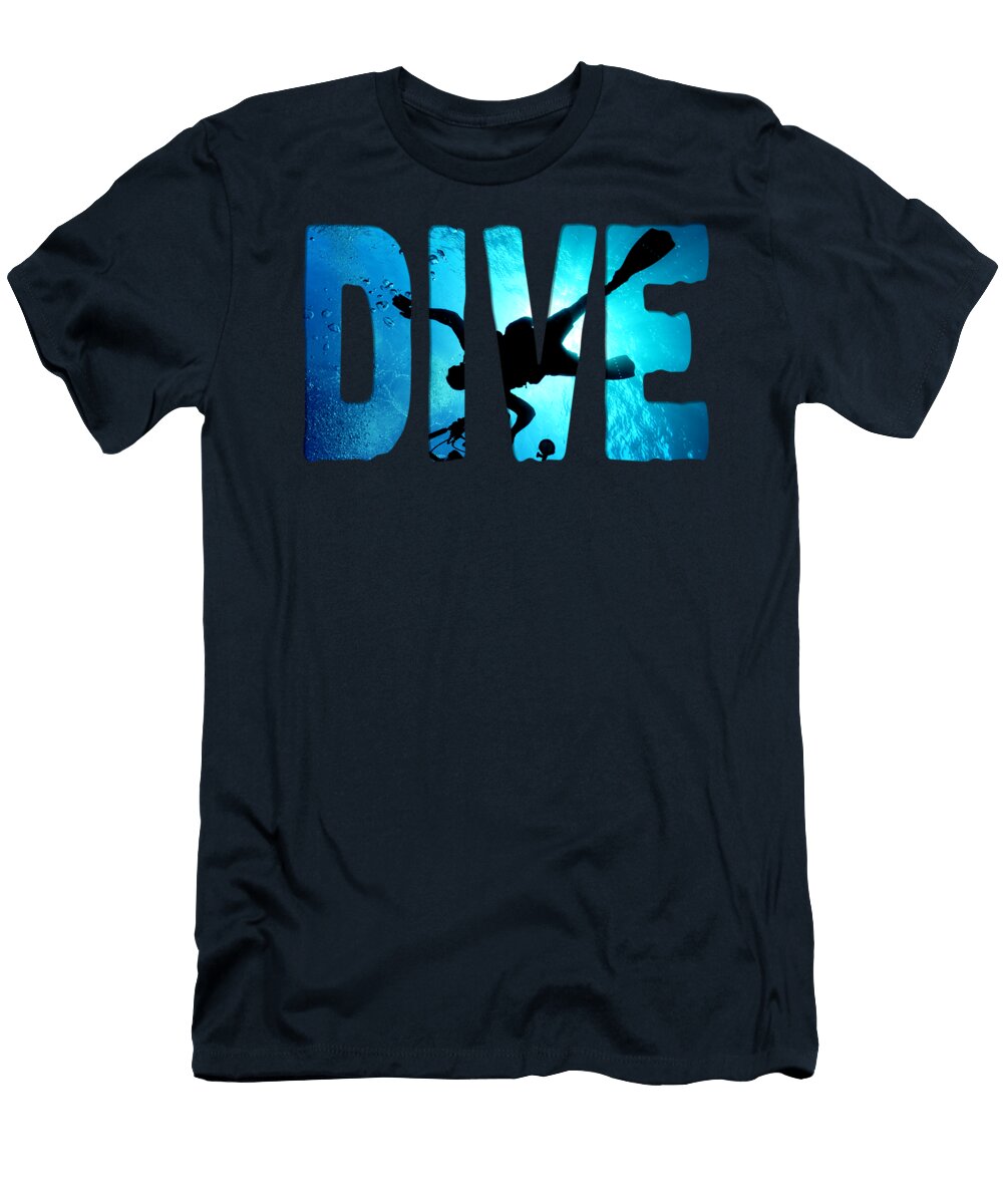 Scuba Diving Diver in the Deep Water Easter Sunday Tamanr Fern T-Shirt