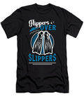 Scuba Diving Flippers Over Slippers Free Diving Tshirtconcepts Marvin Poppe T-Shirt