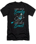 Scuba Diving Girl I Look Like a Beauty I Dive Like a Beast Me T-Shirt