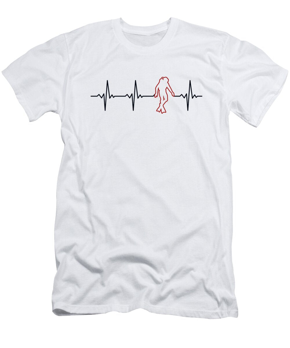 Scuba Diving Heartbeat Technical Sport Diving Scuba Diver Graphics Lab T-Shirt