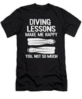 Scuba Diving Instructor Gift Funny Diving Lessons Quote Lisa Stronzi T-Shirt