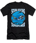 Scuba Diving Is My Superpower Vintage Diver Dive Ocean Life Grover Mcclure T-Shirt