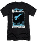 Scuba Diving Just Keep Swimming Downward Swimmer Tshirtconcepts Marvin Poppe T-Shirt