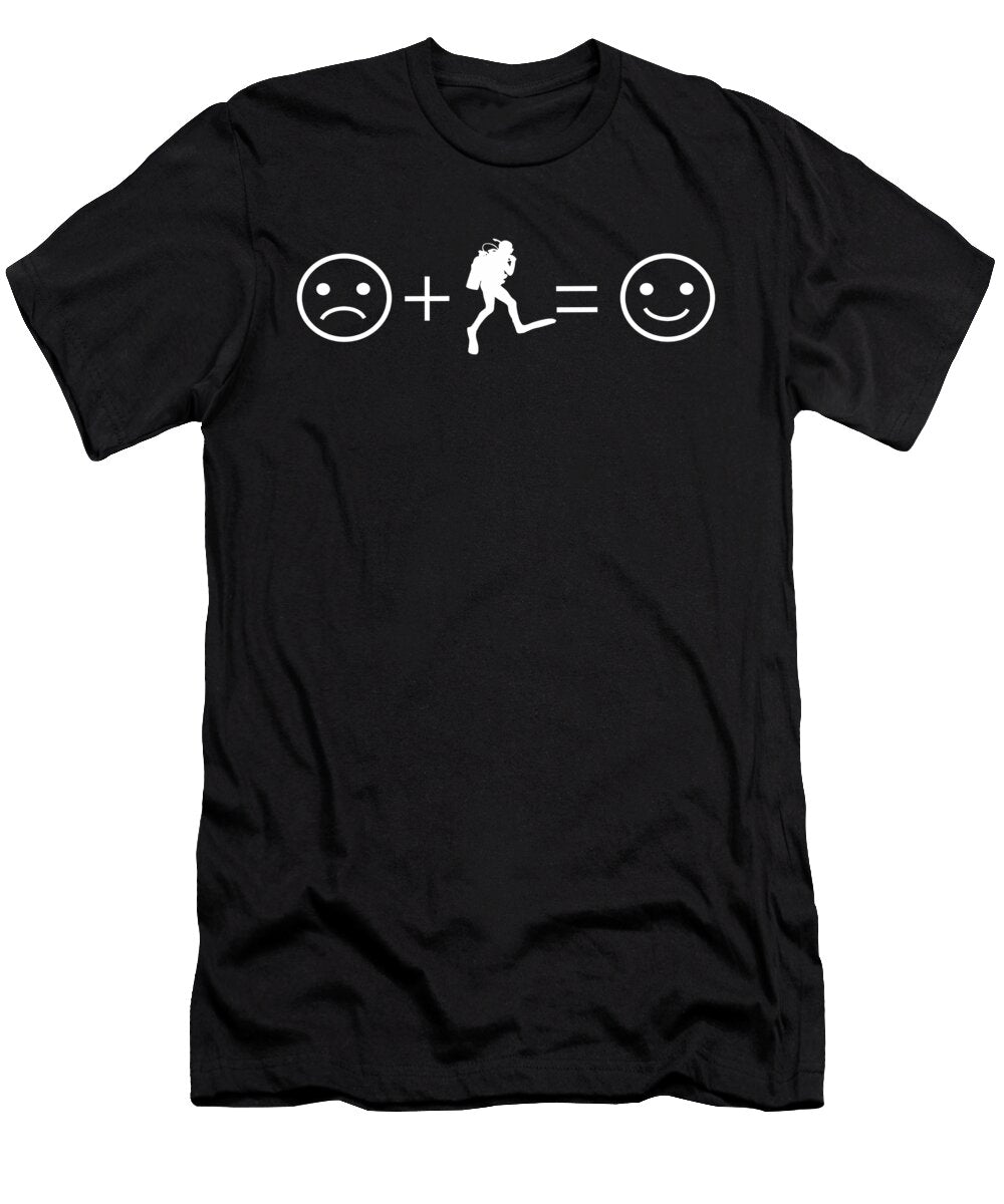 Scuba Diving Lover Happiness Equation Dusan Vrdelja T-Shirt