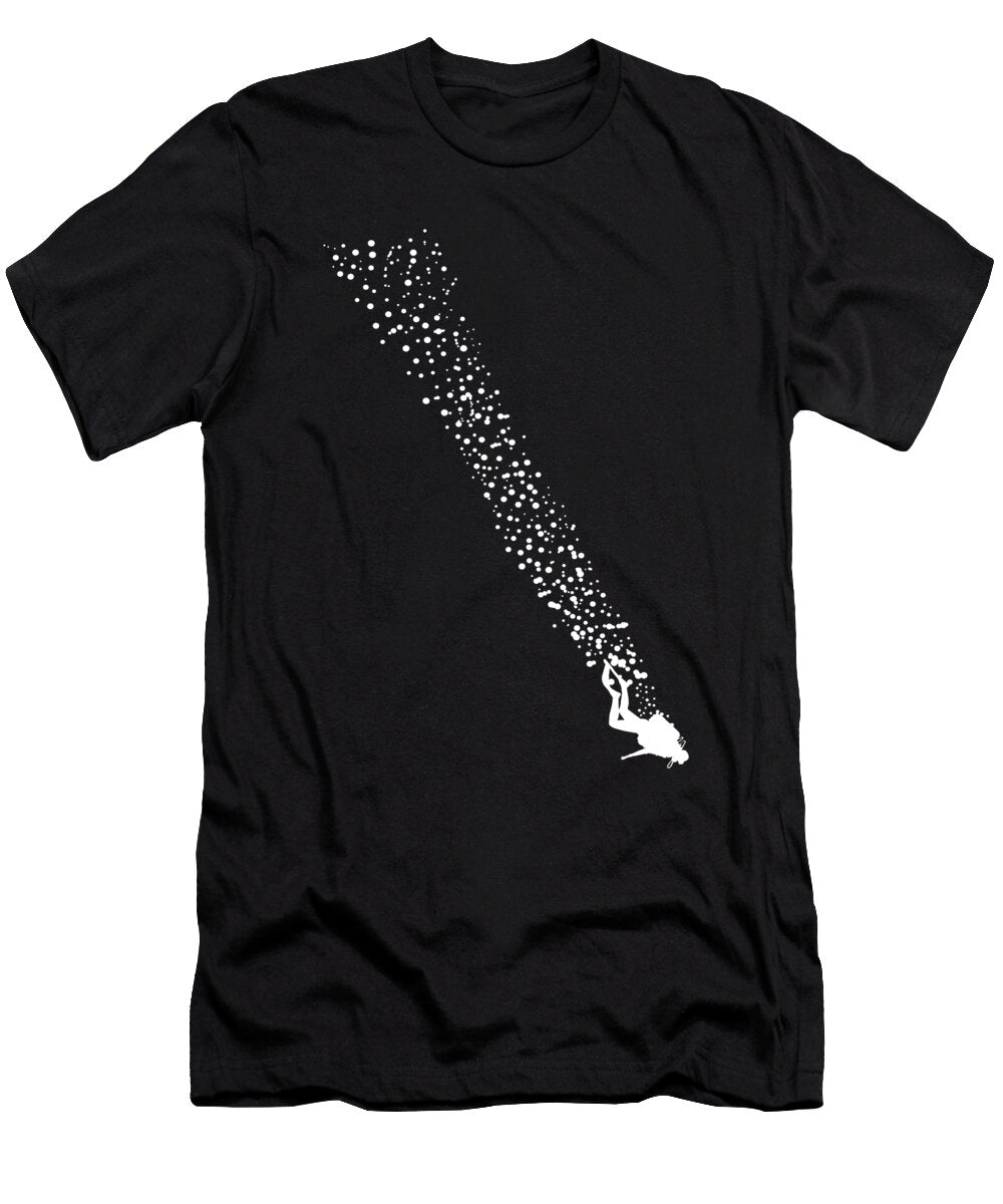 Scuba Diving Silhouette Do Tran Quang T-Shirt