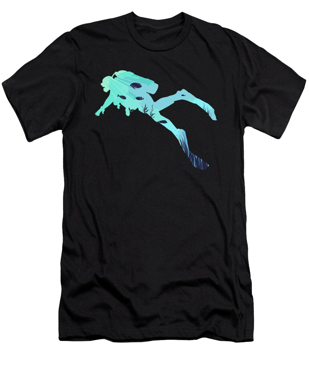 Scuba Diving Diving Under Water Gifts Scuba Diver 1 T-Shirt