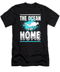 Scuba Diving the Ocean Is My Home Distressed Design Grace Collett T-Shirt