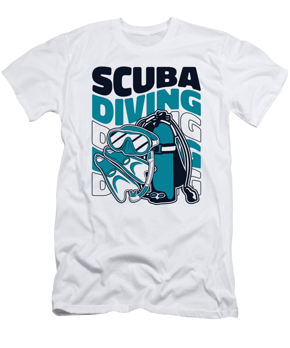 Scuba Diving Underwater Technical Sport Diving Scuba Diver Graphics Lab T-Shirt