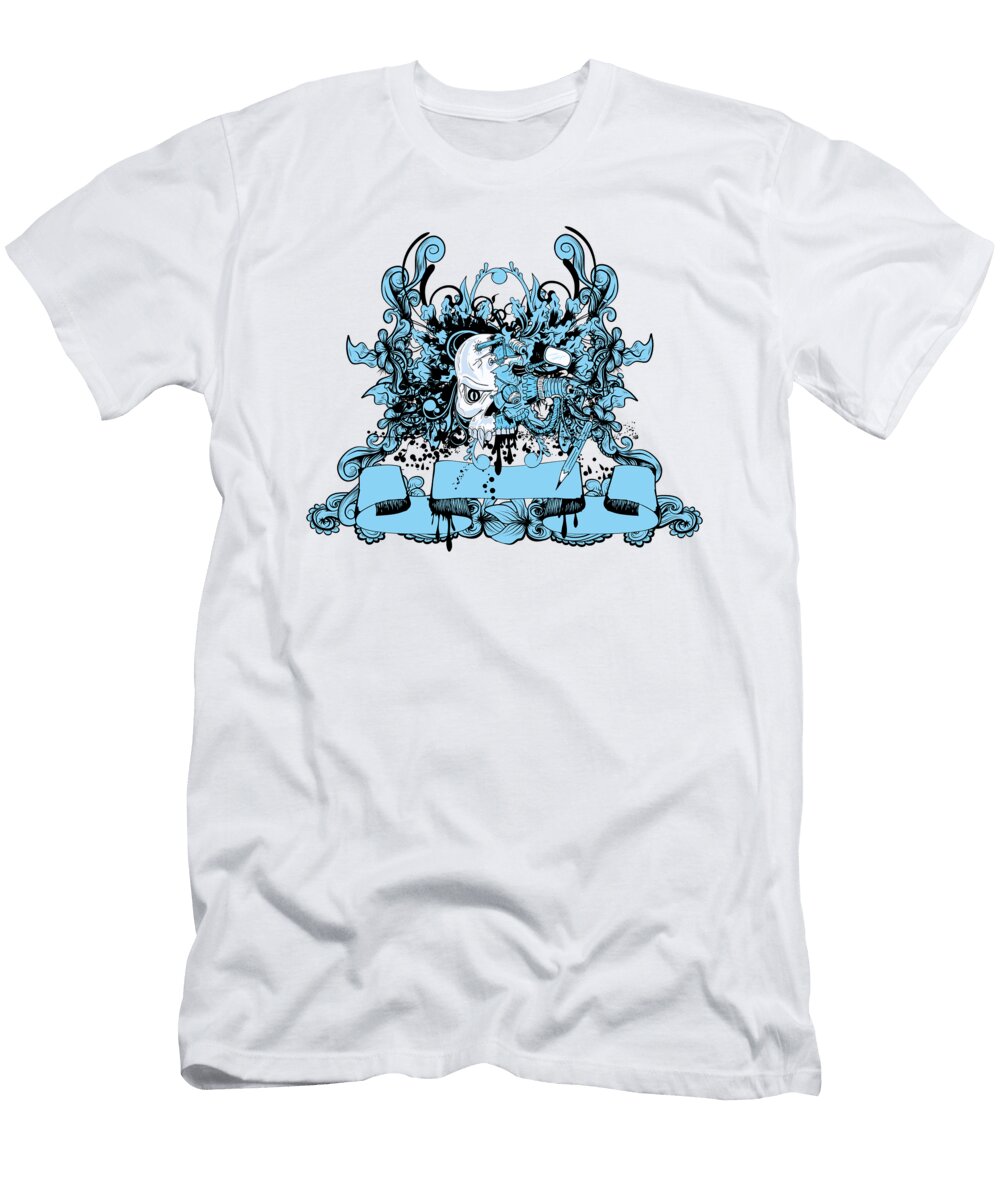 Scuba Skull Jacob Zelazny T-Shirt