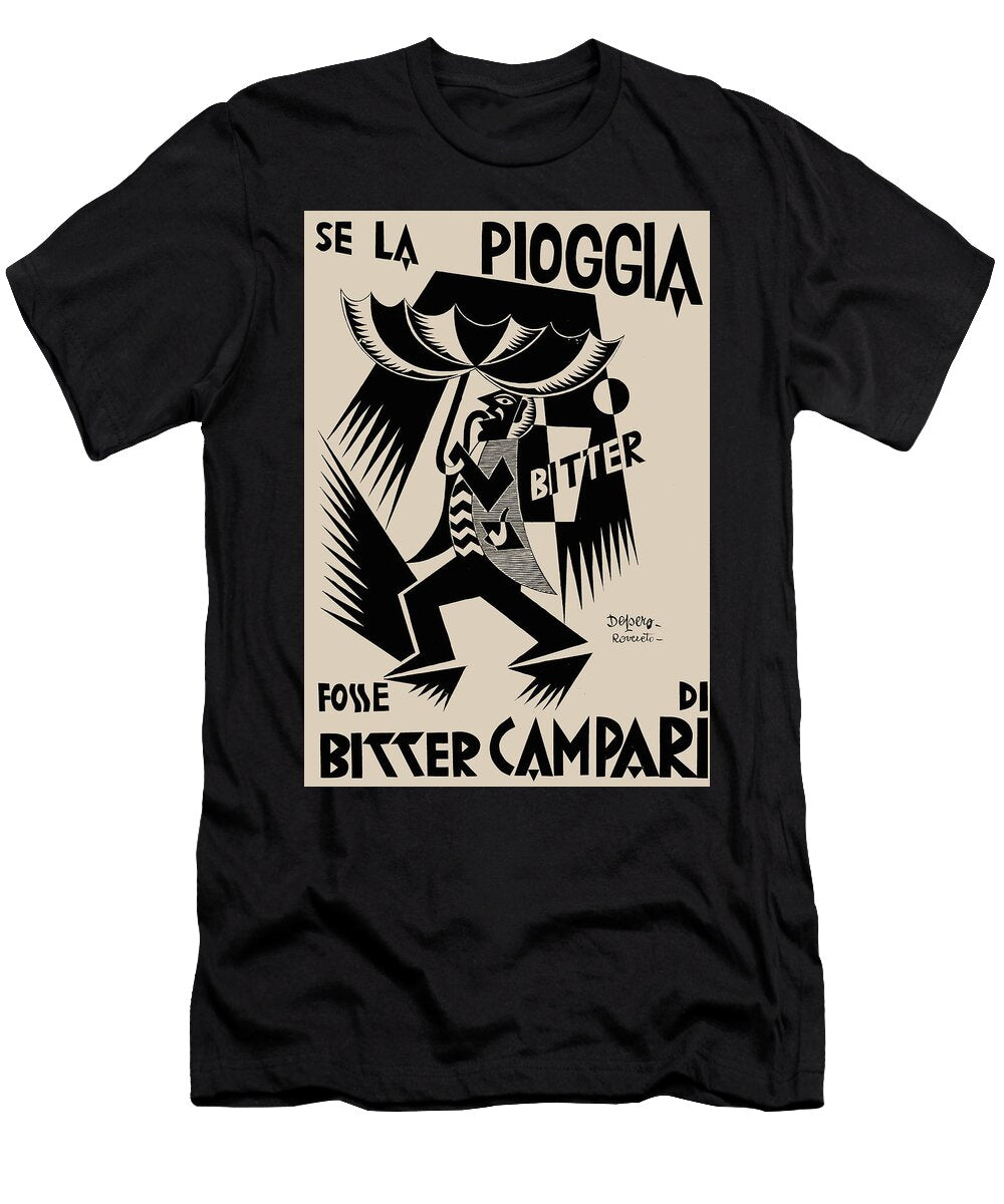 Se LA Pioggia Fosse Di Bitter Campari Fortunato Depero T-Shirt