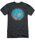 Sea Life Through the Port Hole Cartoon Mark Spivey T-Shirt
