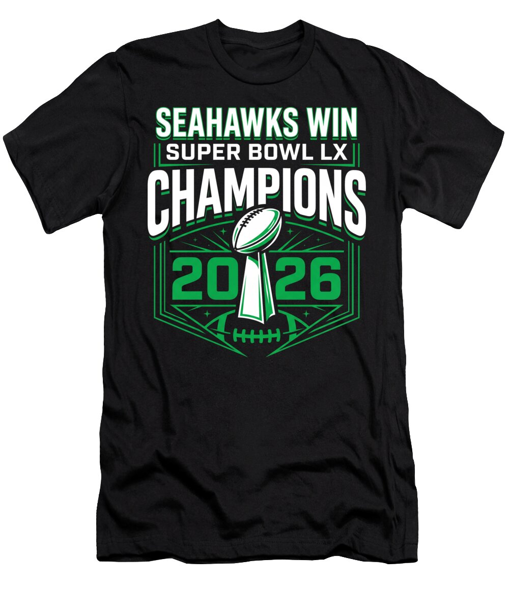 Seahawks Win Super Bowl Lx Viral Guy T-Shirt