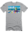 Seaside Bliss with Green Smoothie Colorful Points T-Shirt