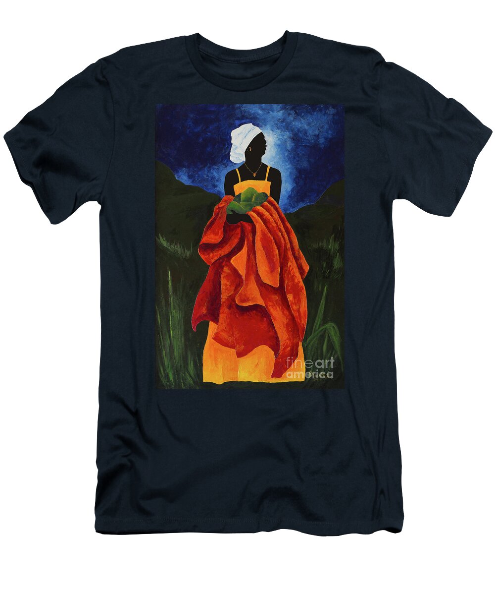 Season Avocado Fuente 2015 Acrylic on Canvas Patricia Brintle T-Shirt