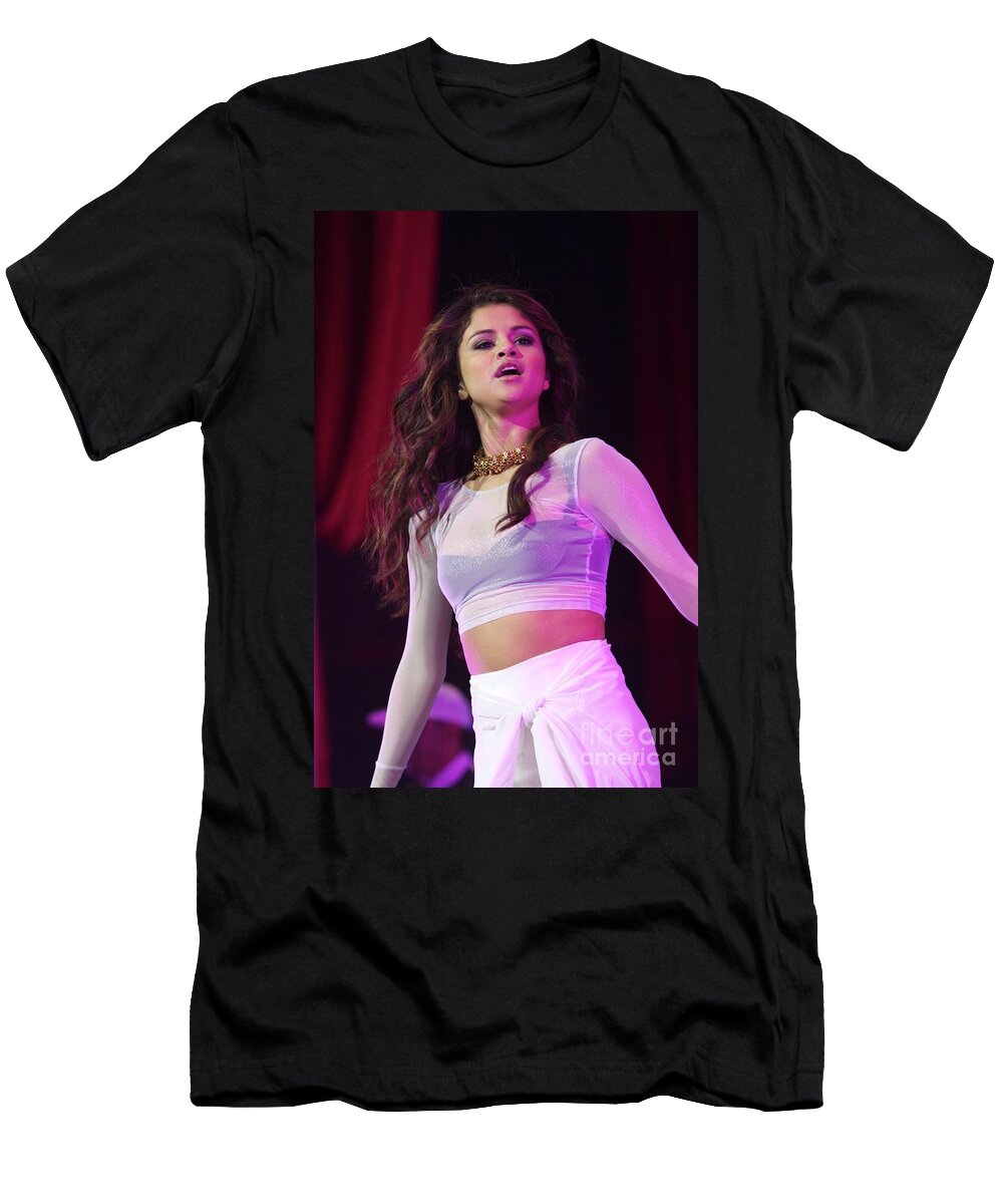 Selena Gomez Front Row Photographs T-Shirt