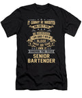 Senior Bartender Forever the Title Job Gift Item Shi Hu Kang T-Shirt