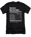 Senior Bartender Nutrition Factors Gift Item Shi Hu Kang T-Shirt