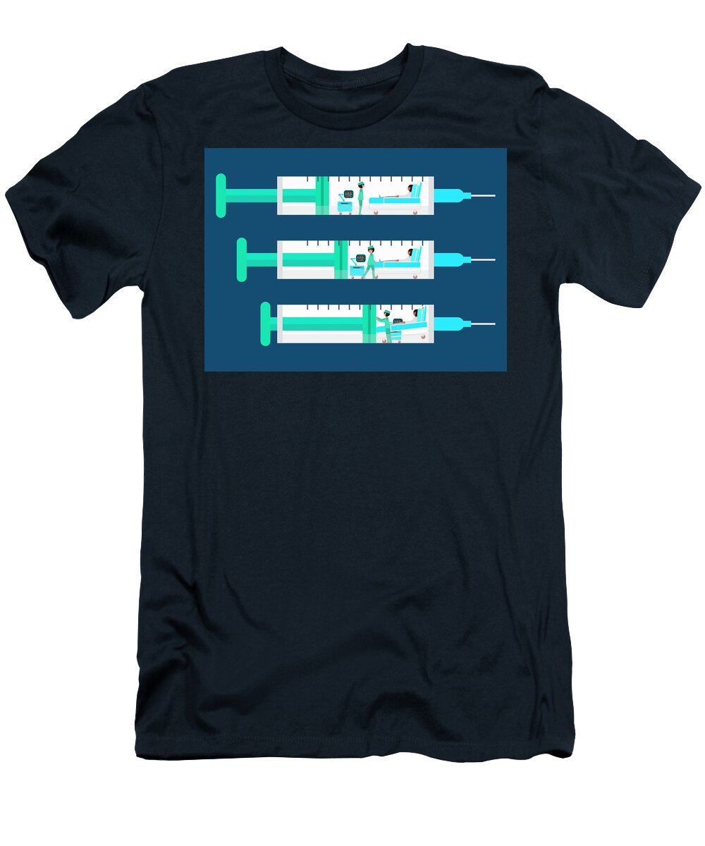 Sequence with Hospital Ward Ikon Images T-Shirt