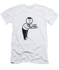 Server Holding a Tray with Two Drinks Csa Images T-Shirt
