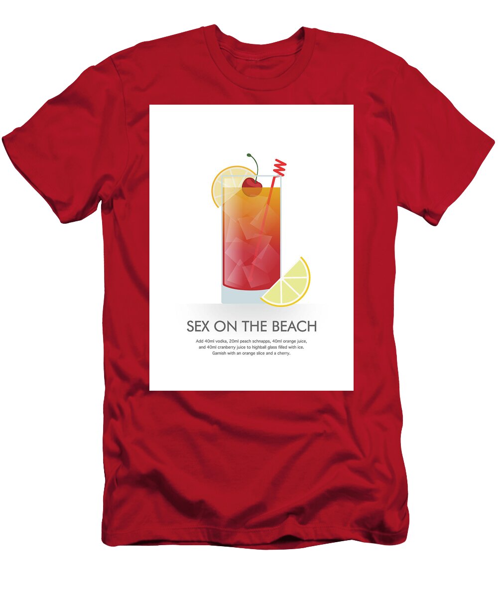 Sex on the Beach Cocktail Dennson Creative T-Shirt