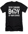 Sexy Cabana Boy Pool Party Bartender Mens Gift Design Noirty Designs T-Shirt