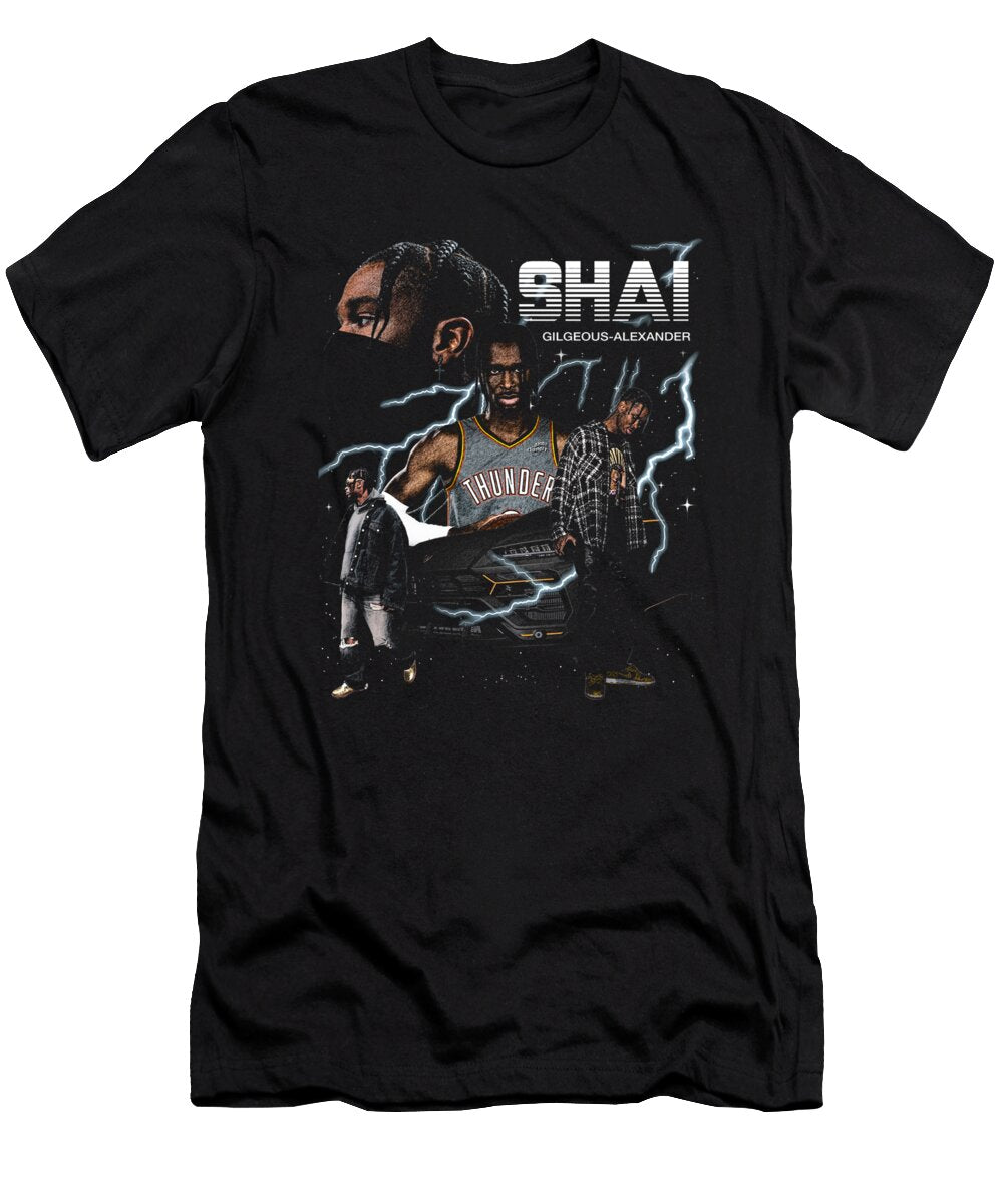 Shai Gilgeous Alexander Collage Ozlem Altin T-Shirt