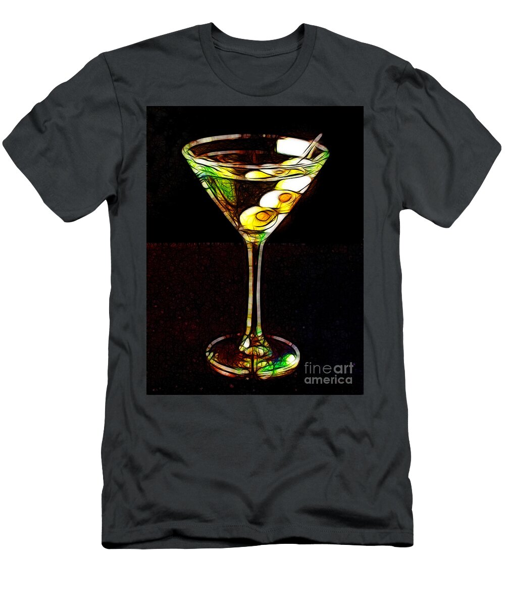 Shaken Not Stirred Wingsdomain Art and Photography T-Shirt