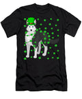 Shamrock Leaf Irish Siberian Husky Dog St Day Natalie Lidford T-Shirt