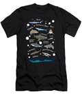 Shark Species Shark Fish Moon T-Shirt