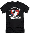 Sharks Are My Valentine Freediving Dive Freediver Tshirtconcepts Marvin Poppe T-Shirt