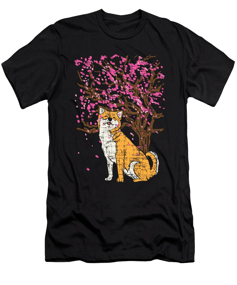 Shiba Inu Gift David Schuele Art T-Shirt