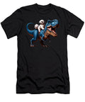 Shih Tzu Riding Dinosaur Funny Lover Job T-Shirt