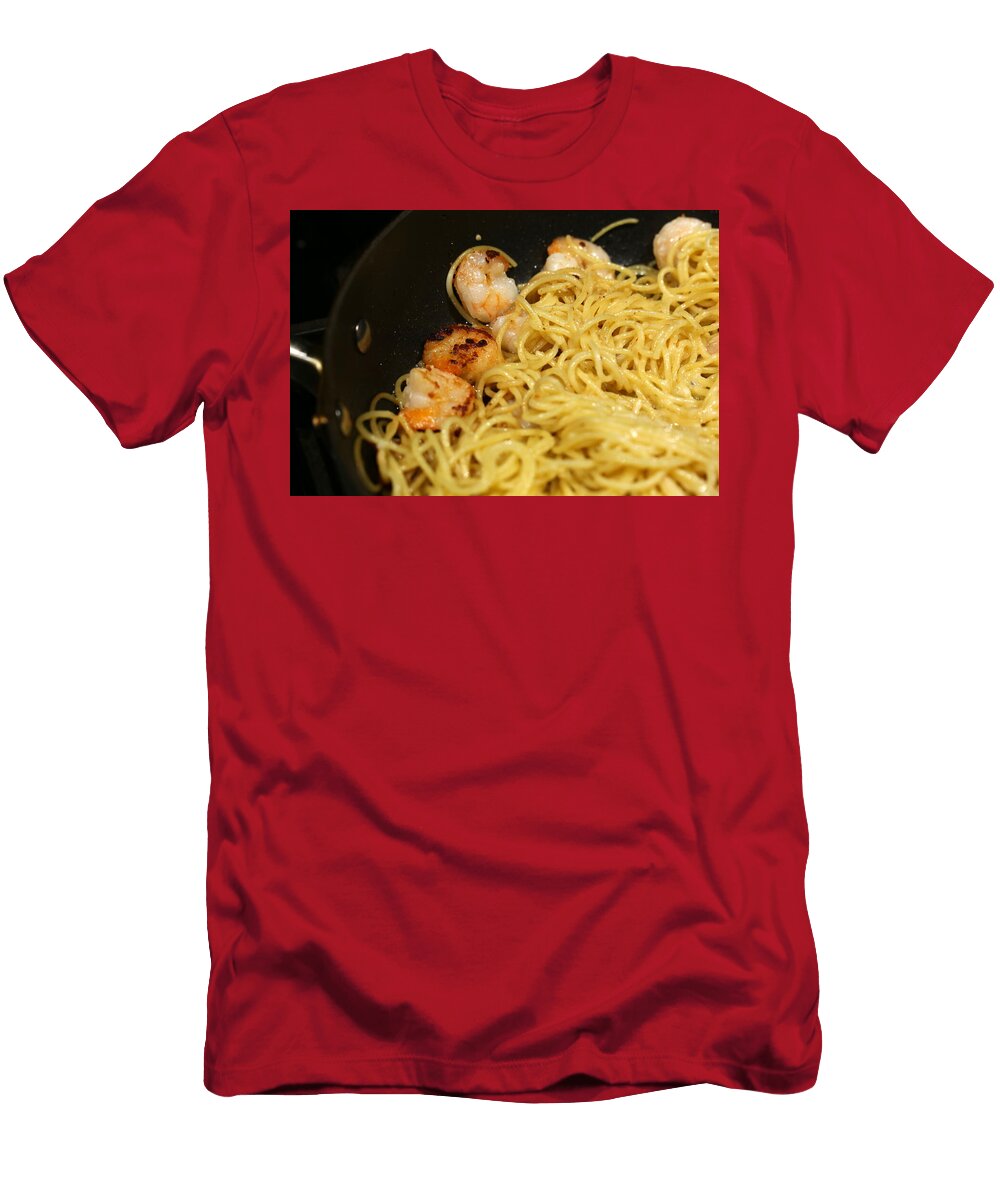 Shrimp Scampi with Spaghetti Mark Salamon T-Shirt