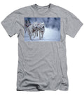 Siberian Huskies At Dogsled Race Oliver Giel T-Shirt