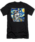 Siberian Husky a Postimpressionist Canine Art Zyneu Gangd T-Shirt
