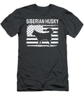 Siberian Husky American Flag Job T-Shirt