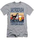 Siberian Husky and Beer Happiness Job T-Shirt